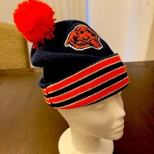 Mitchell & Ness Chicago Bears Beanie with Pompom